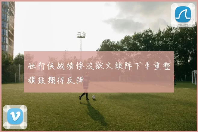 独行侠战绩惨淡欧文缺阵下季重整旗鼓期待反弹